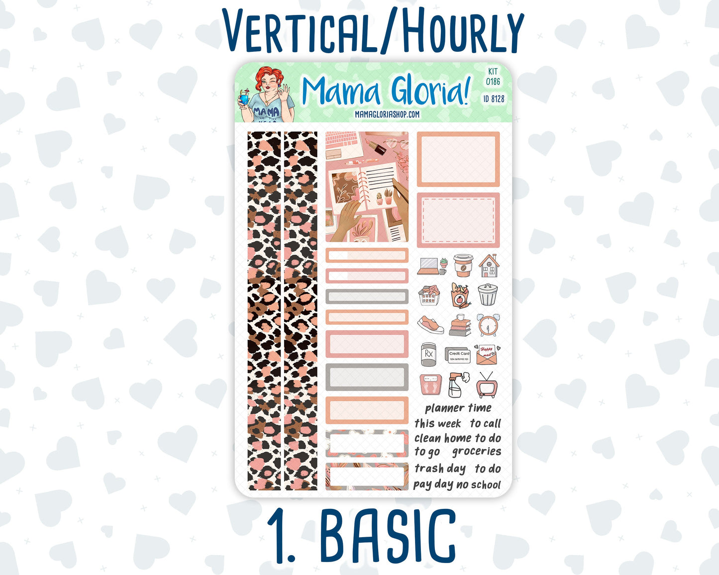 Kit 0186 - 7x9 - Workspace Vibes - September - Autumn- Weekly Kit For Planners