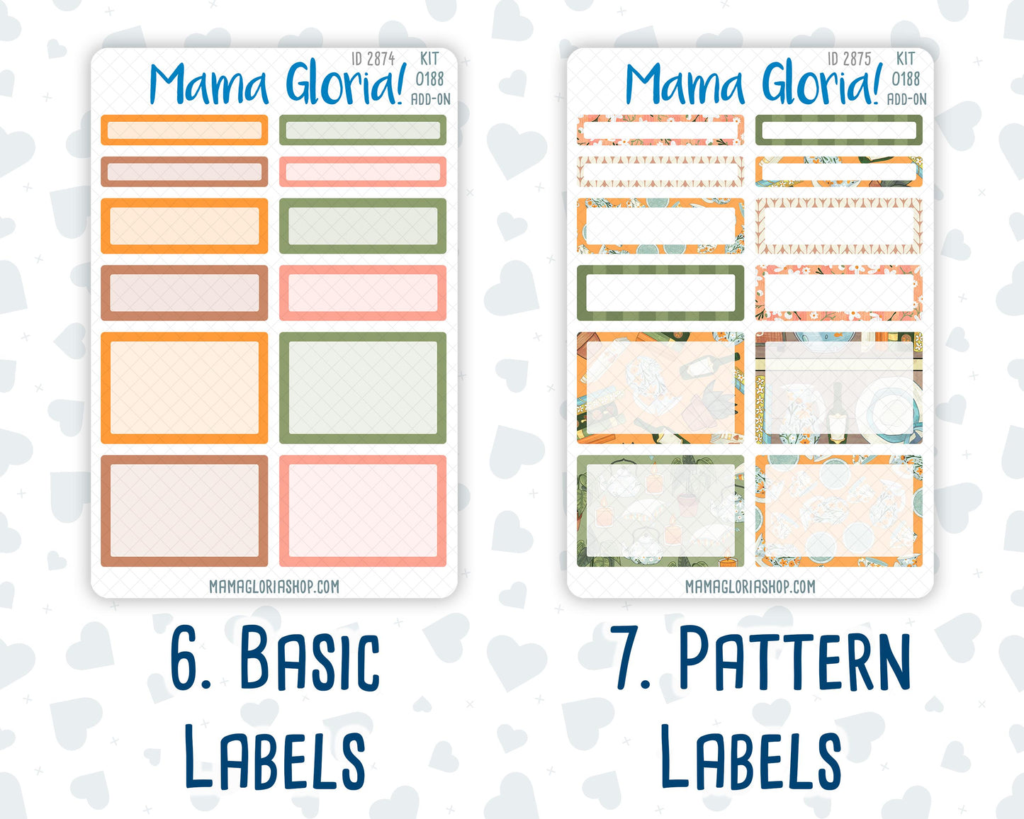 Kit 0188 Add Ons - Cozy Nights - Planner Stickers - October - Kit 2024