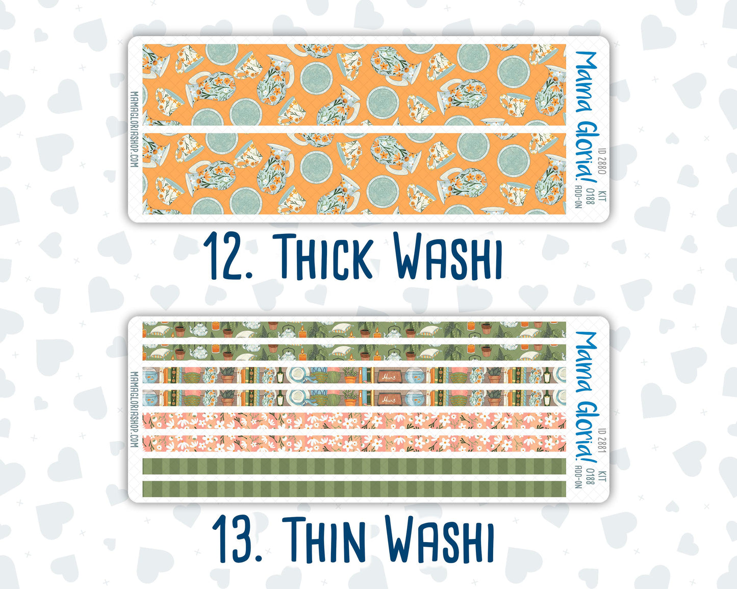 Kit 0188 Add Ons - Cozy Nights - Planner Stickers - October - Kit 2024