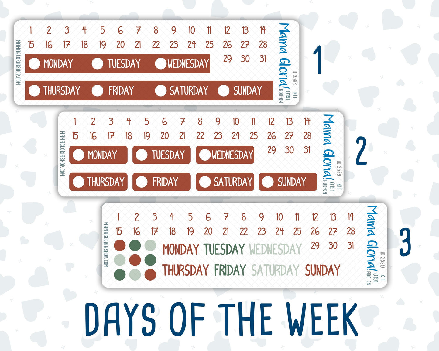 Kit 0191 Add Ons - Autumn Harvest - Planner Stickers - October - Kit 2024