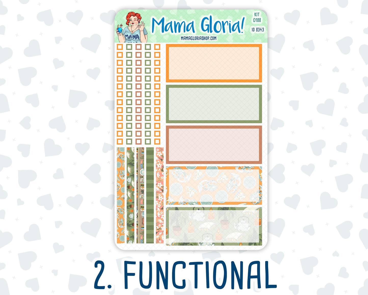 Kit 0188 - 7x9 Daily Duo - Cozy Nights - October - Planner