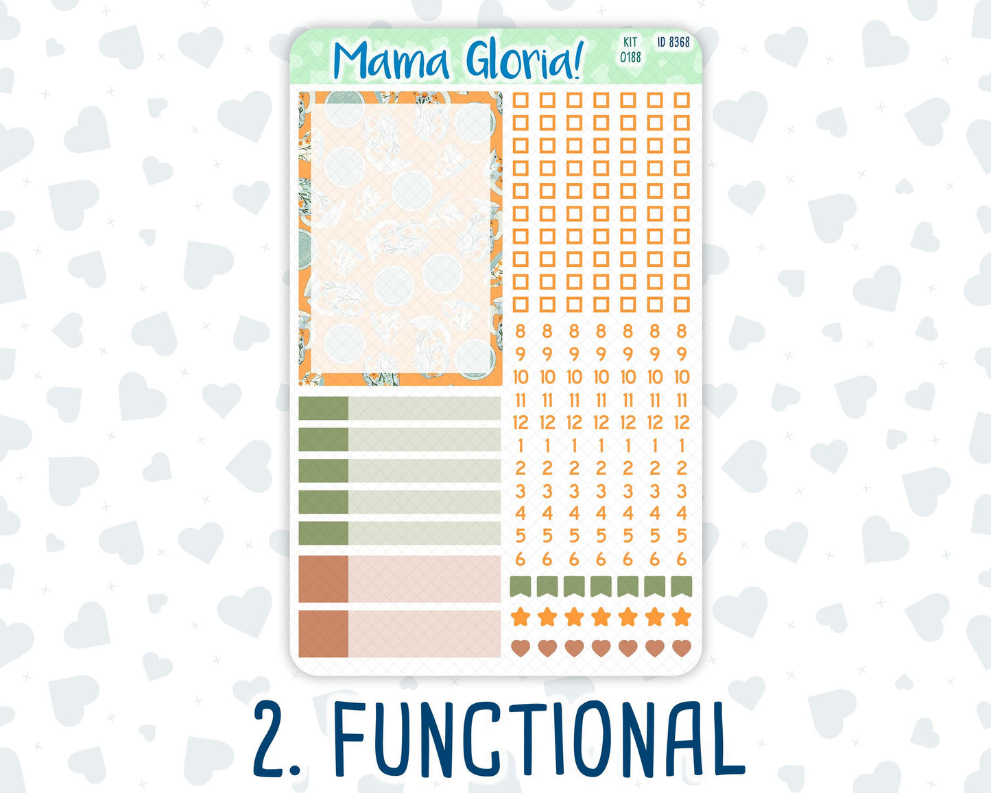 Kit 0188 - A5 Compact Vertical - Cozy Nights - Weekly - October - Fall - Autumn