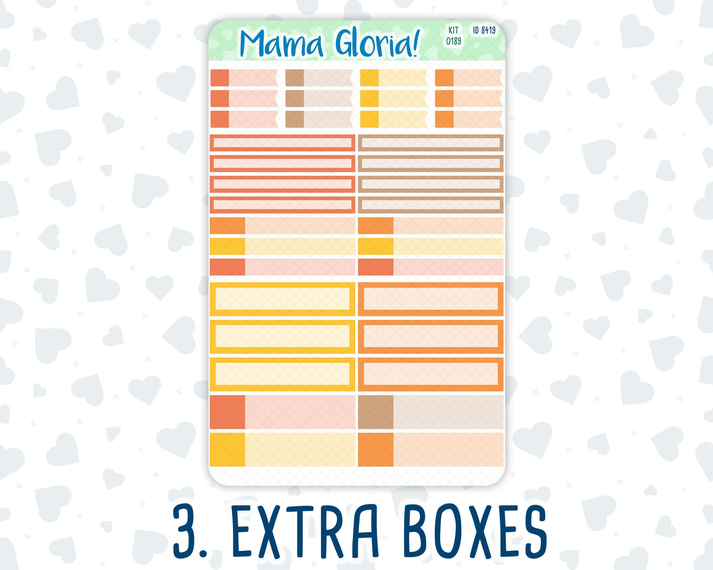 Kit 0189 - A5 Compact Vertical - Fall Backing - Weekly - October - Fall - Autumn