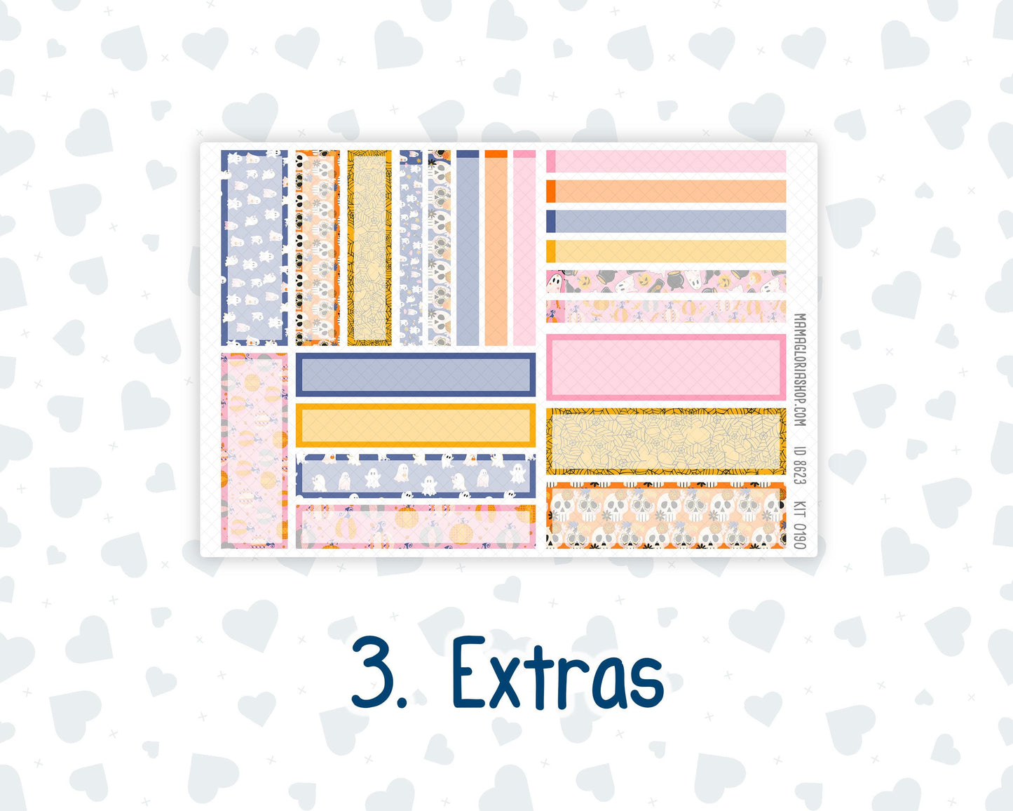 Kit 0190 7x9 Plum Paper Daily - Halloween Spooktacular - October - Fall - Autumn