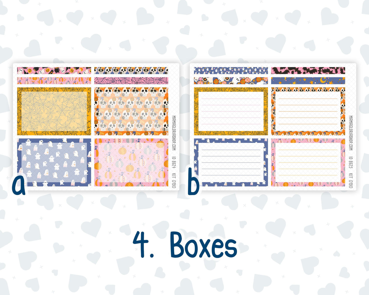 Kit 0190 7x9 Plum Paper Daily - Halloween Spooktacular - October - Fall - Autumn