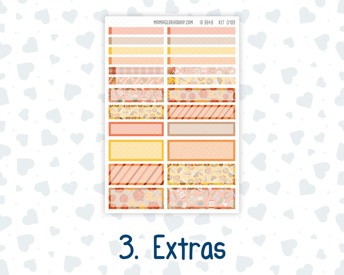 Kit 0189 A5 Plum Paper Daily - Fall Backing - October - Fall - Autumn - Planner