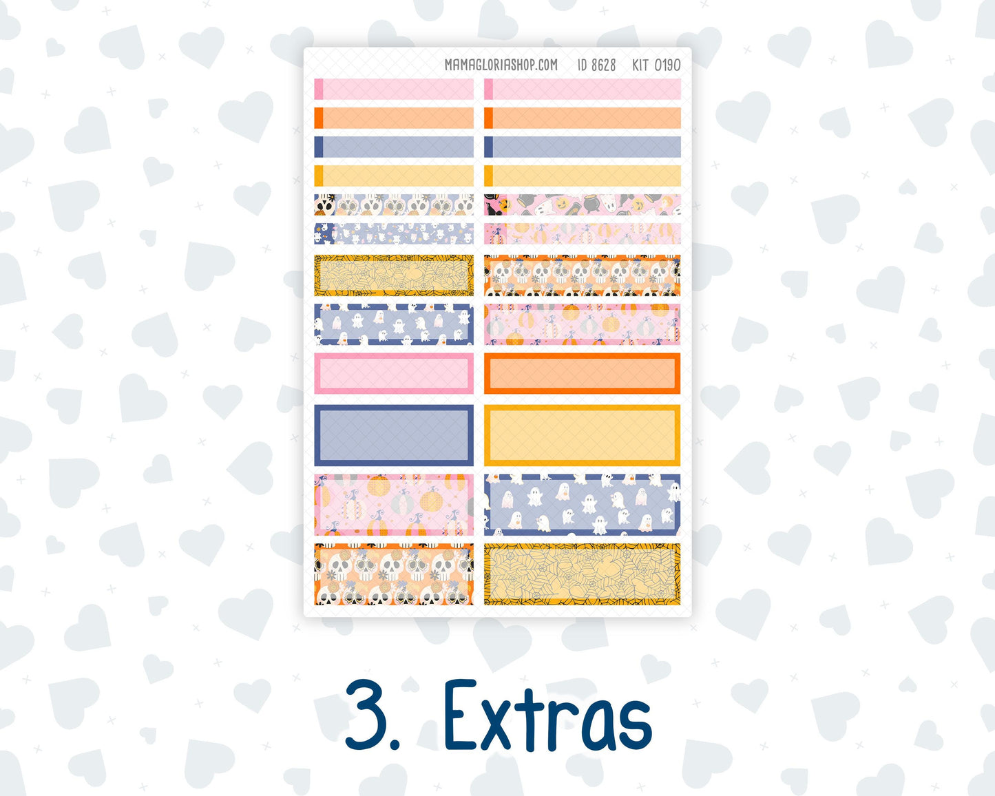 Kit 0190 A5 Plum Paper Daily - Halloween Spooktacular - October - Fall - Autumn - Planner