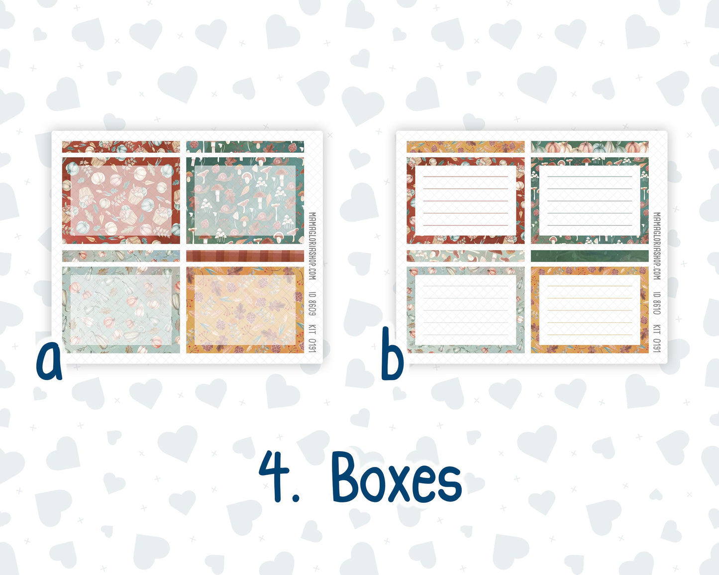 Kit 0191 A5 Plum Paper Daily - Autumn Harvest - October - Fall - Autumn - Planner
