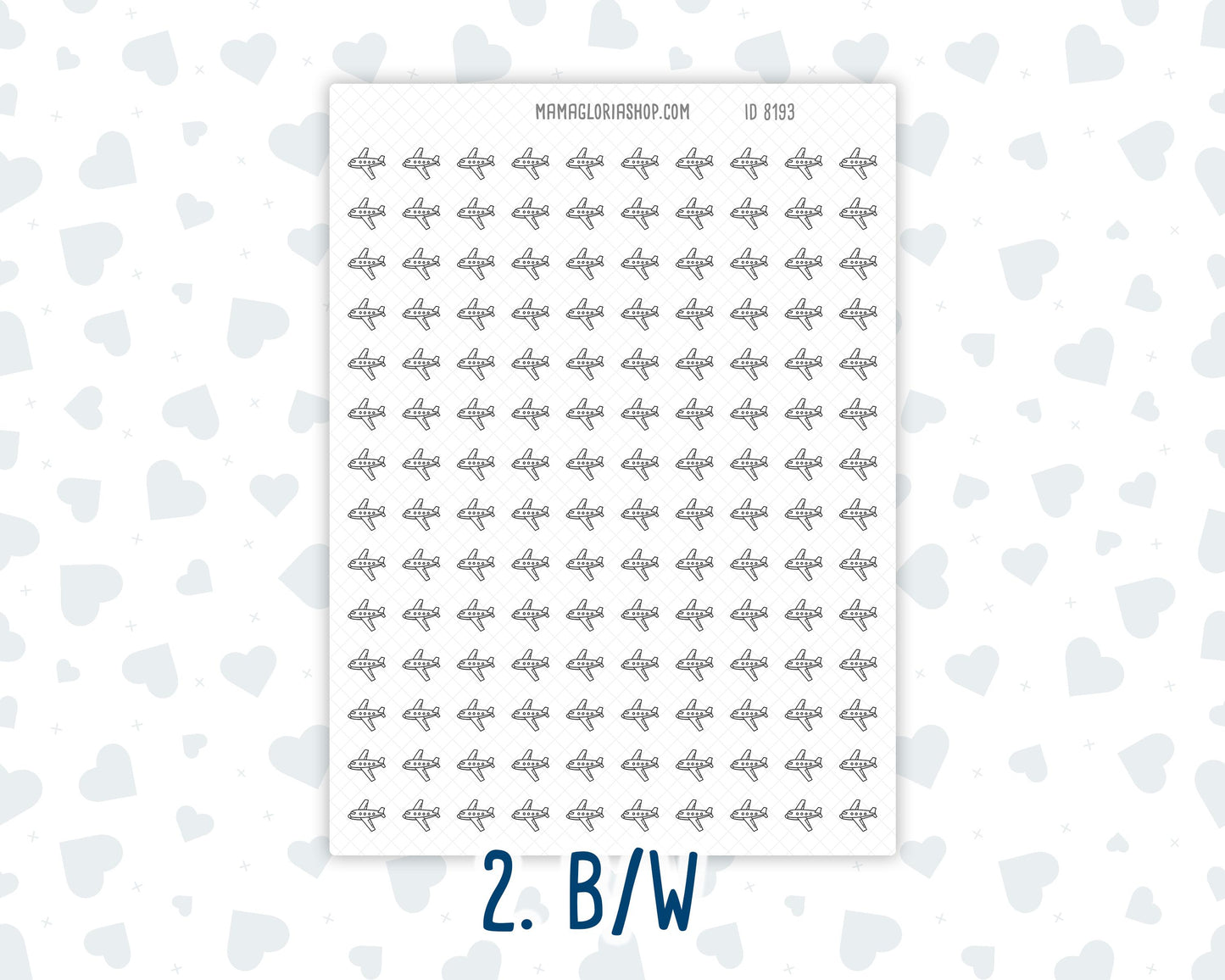 Air Plane - Travel - Doodle Icon Sticker