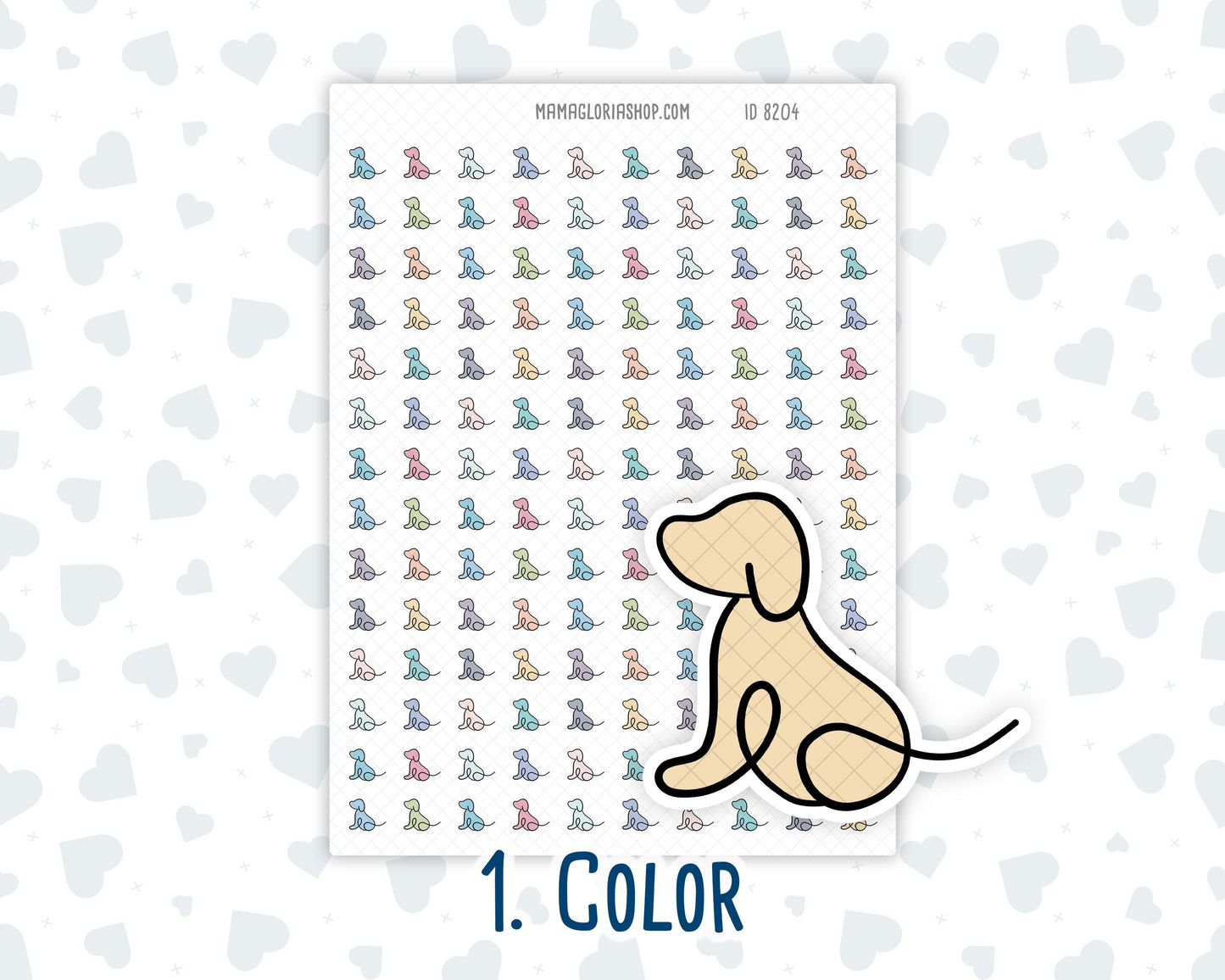 Dog - Doodle Icon Sticker
