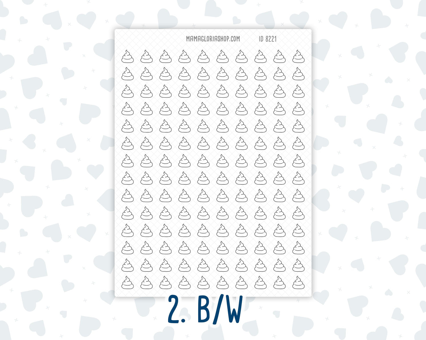 Poop - Doodle Icon Sticker