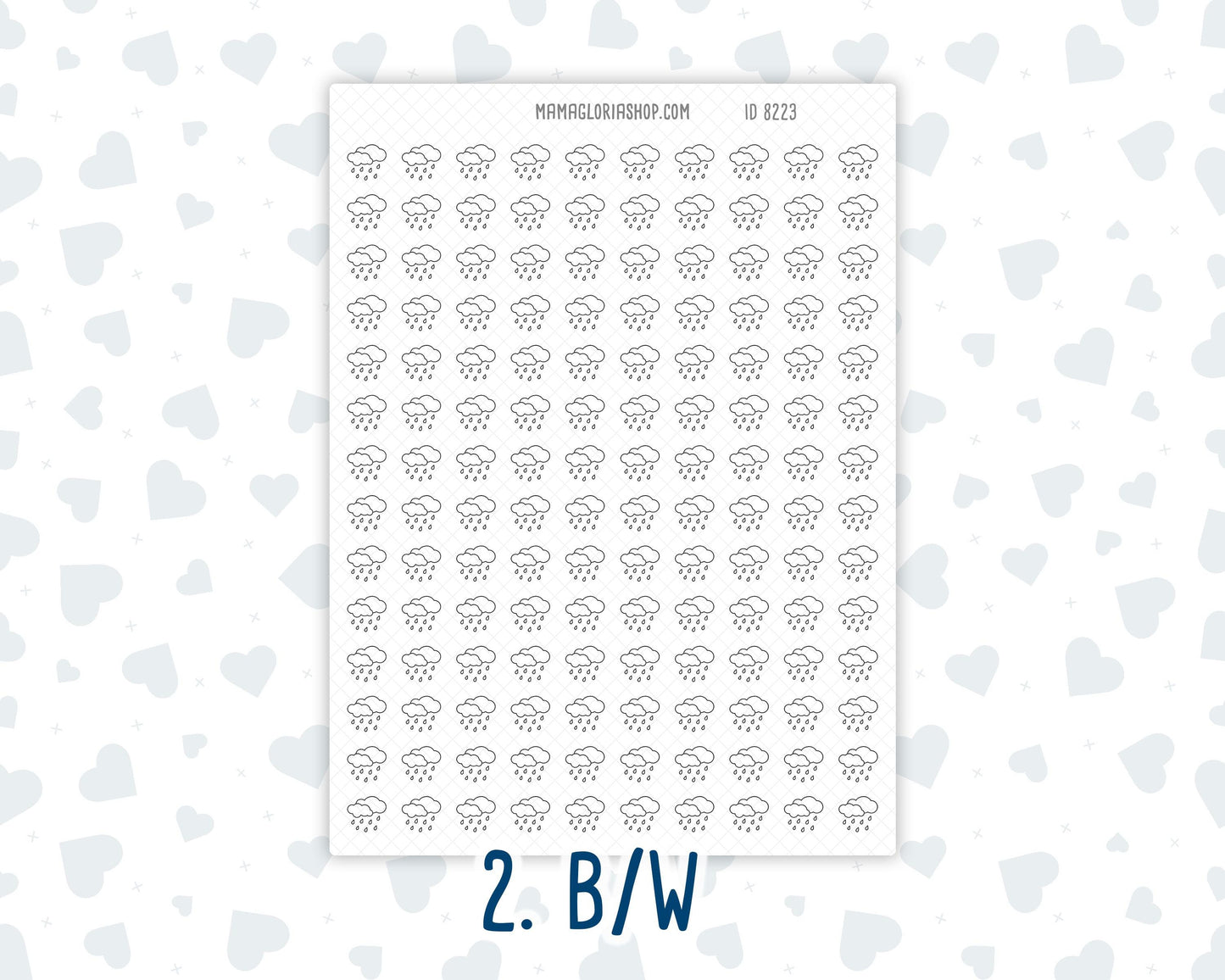 Rainy Weather - Doodle Icon Sticker