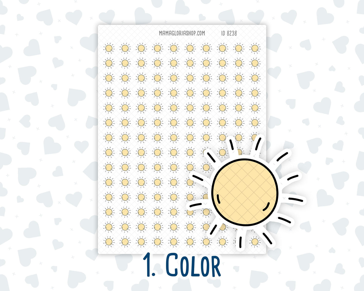 Sunny Weather - Doodle Icon Sticker