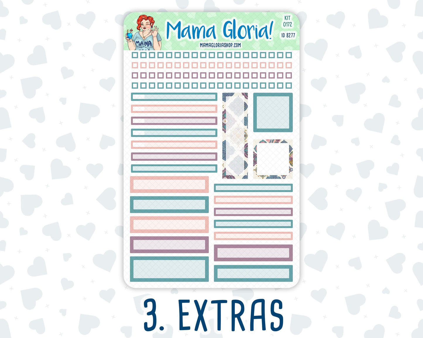 Kit 0172 - A5 Daily Duo - Mosaic - Planner