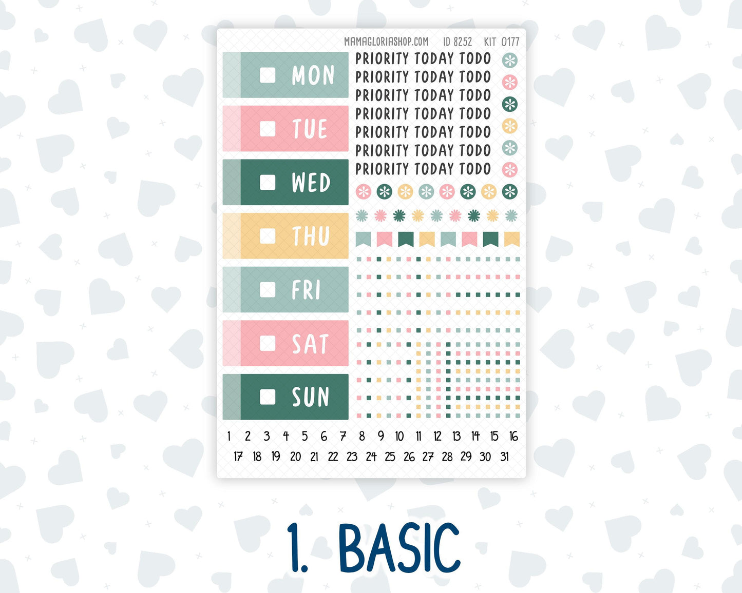 Kit 0177 Hobonichi Cousin – Daily Kit - Books&Roses