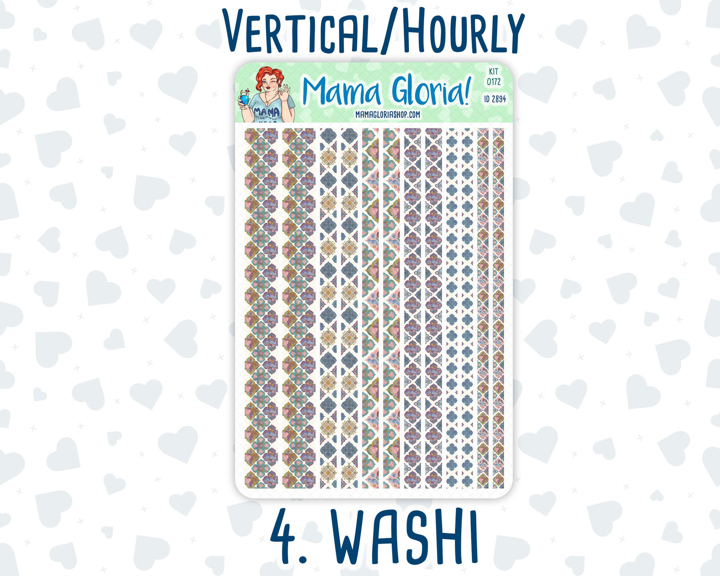 Kit 0172 - 7x9 - Mosaic - Weekly Kit For Planners
