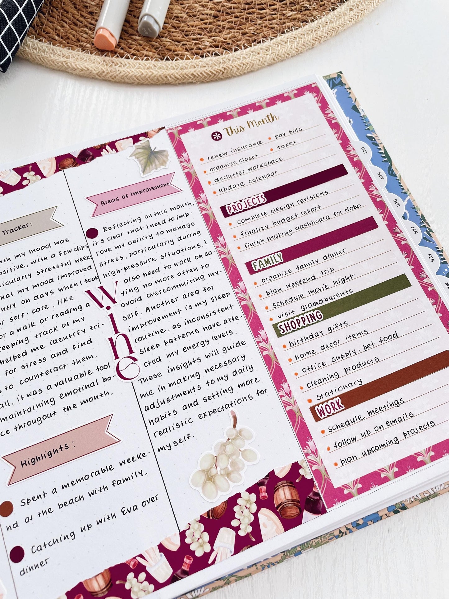 Kit 0250 - Laurel Denise Nancy/Anne Large - Monthly Kit - Quiet January