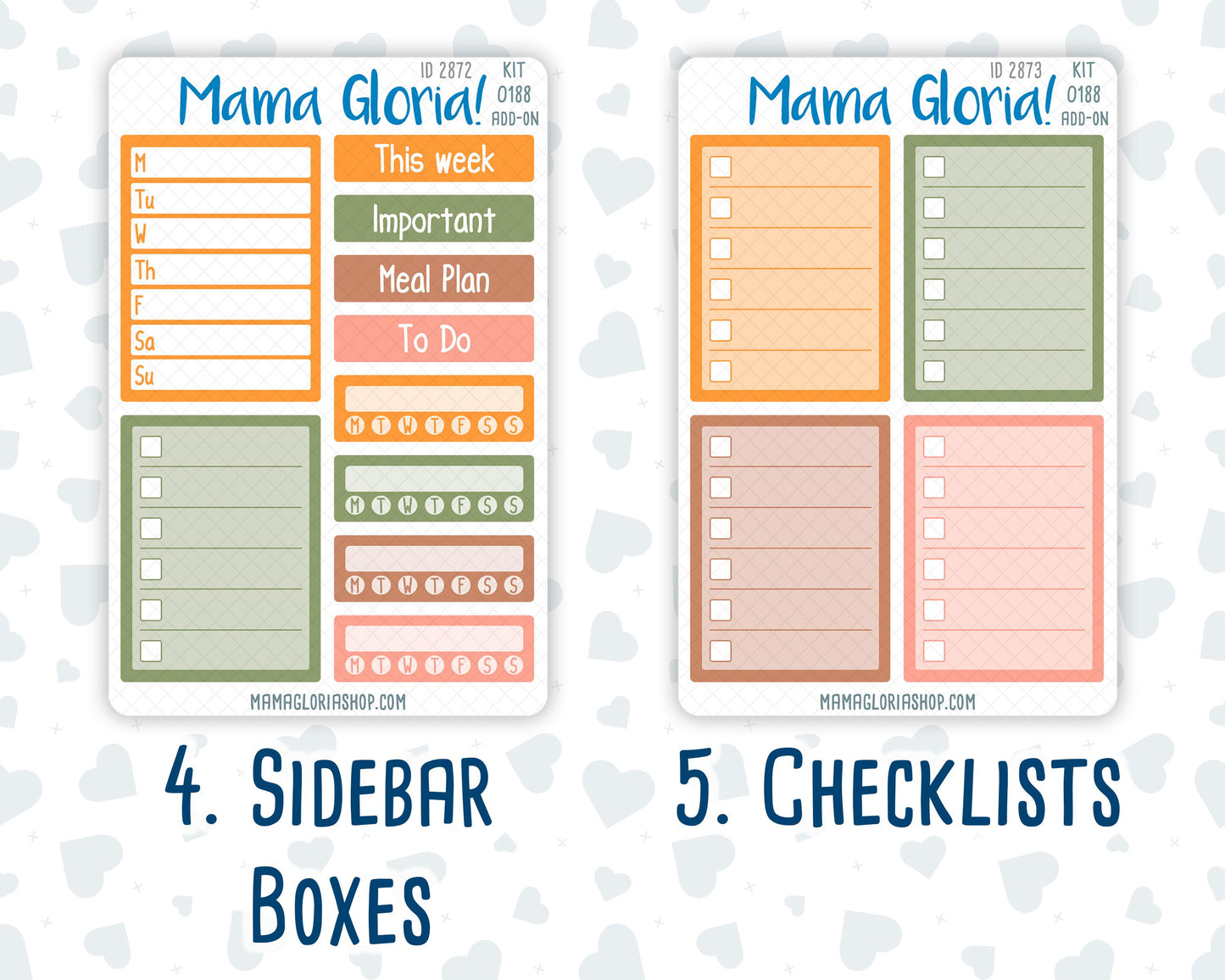 Kit 0188 Add Ons - Cozy Nights - Planner Stickers - October - Kit 2024
