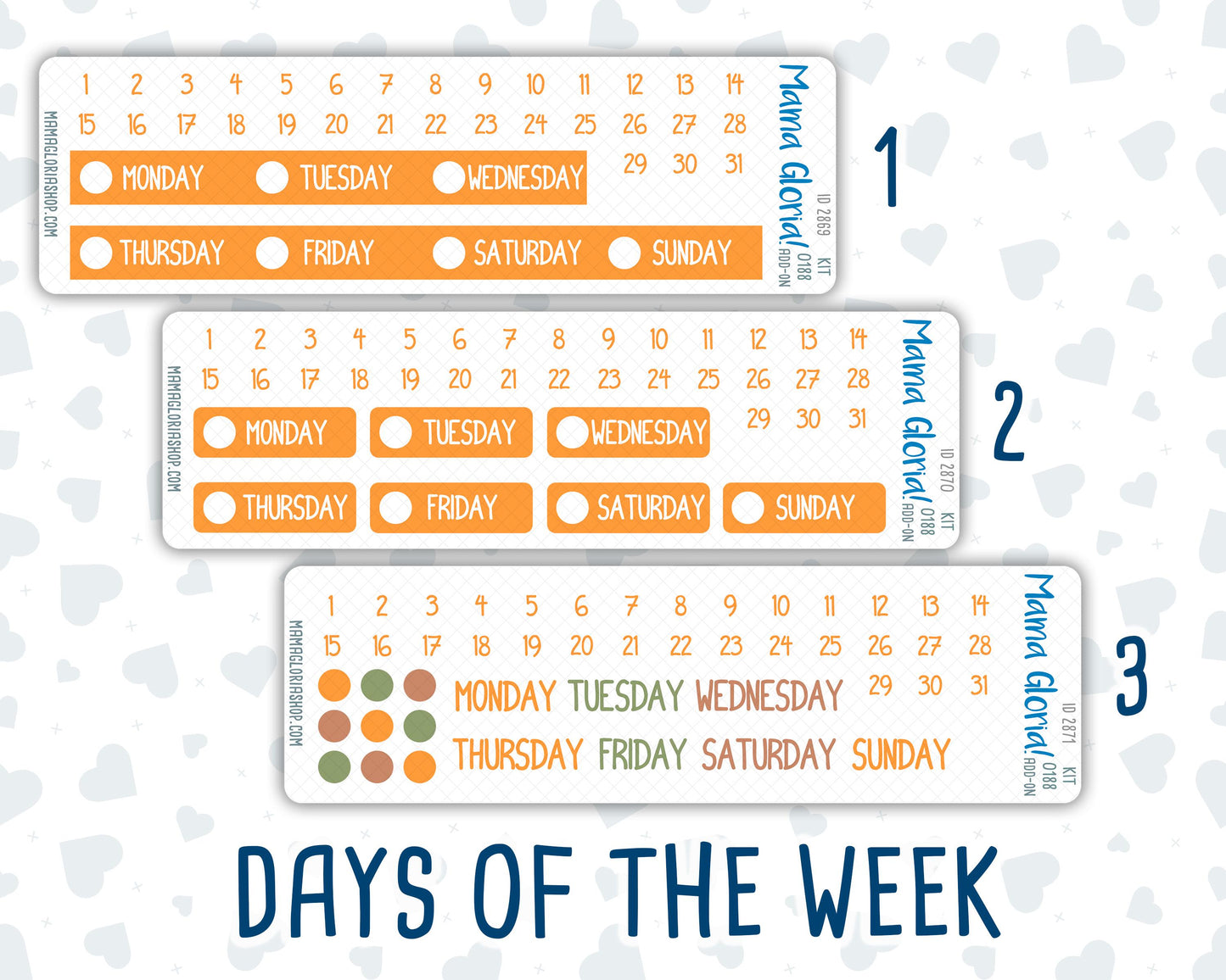 Kit 0188 Add Ons - Cozy Nights - Planner Stickers - October - Kit 2024