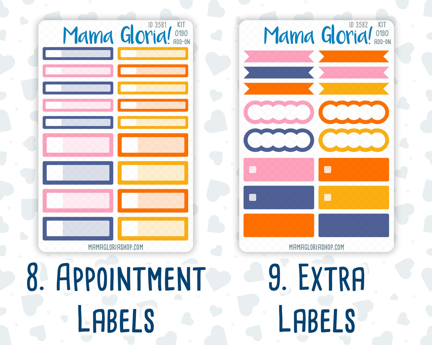 Kit 0190 Add Ons - Halloween Spooktacular - Planner Stickers - October - Kit 2024