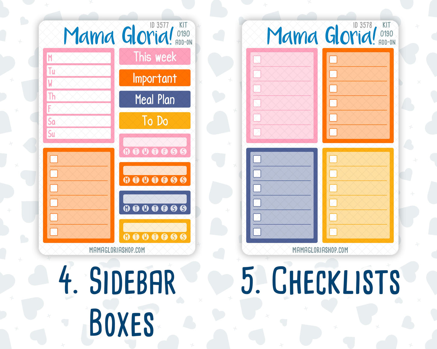 Kit 0190 Add Ons - Halloween Spooktacular - Planner Stickers - October - Kit 2024