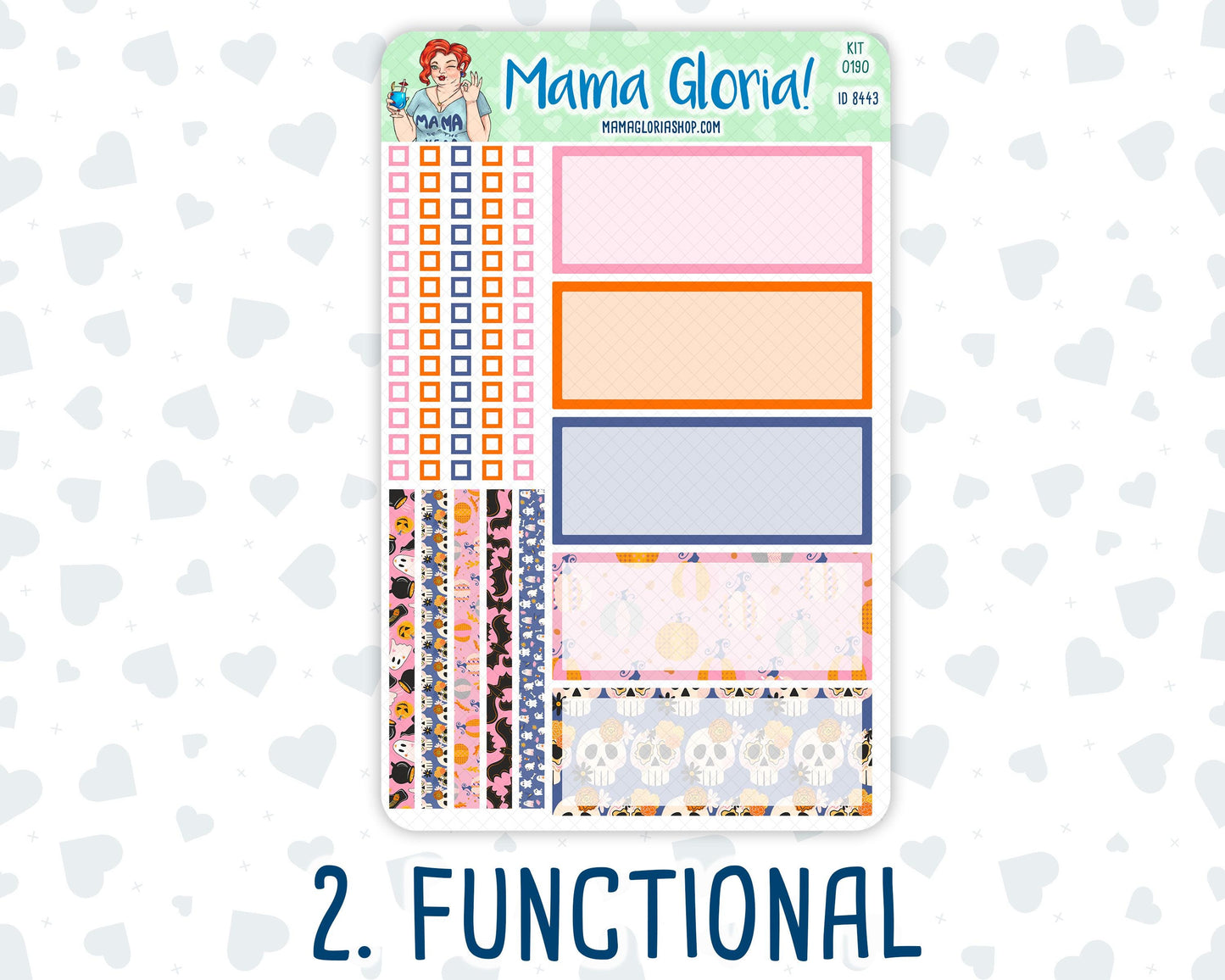 Kit 0190 - 7x9 Daily Duo - Halloween Spooktacular - October - Planner