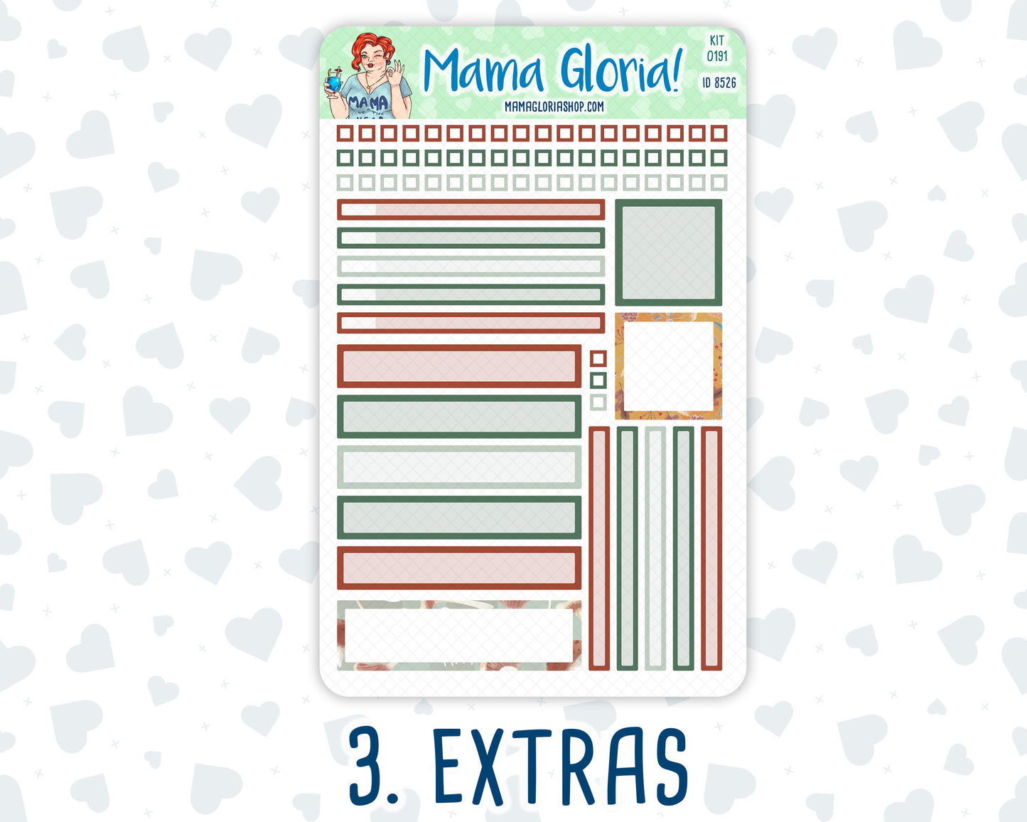 Kit 0191 - 7x9 Daily Duo - Autumn Harvest - October - Planner