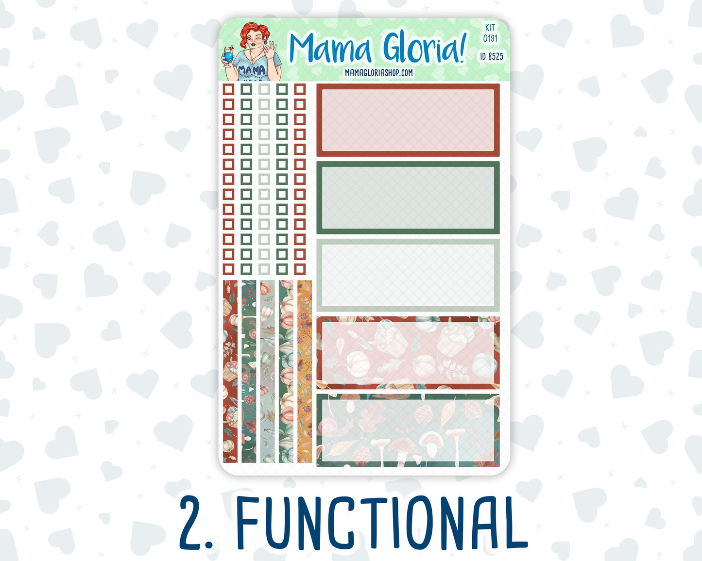 Kit 0191 - 7x9 Daily Duo - Autumn Harvest - October - Planner