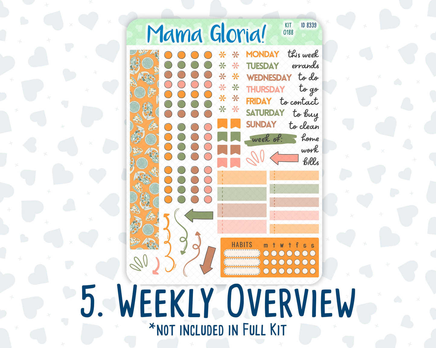 Kit 0188 - A5 Daily Duo - Cozy Nights - October - Planner