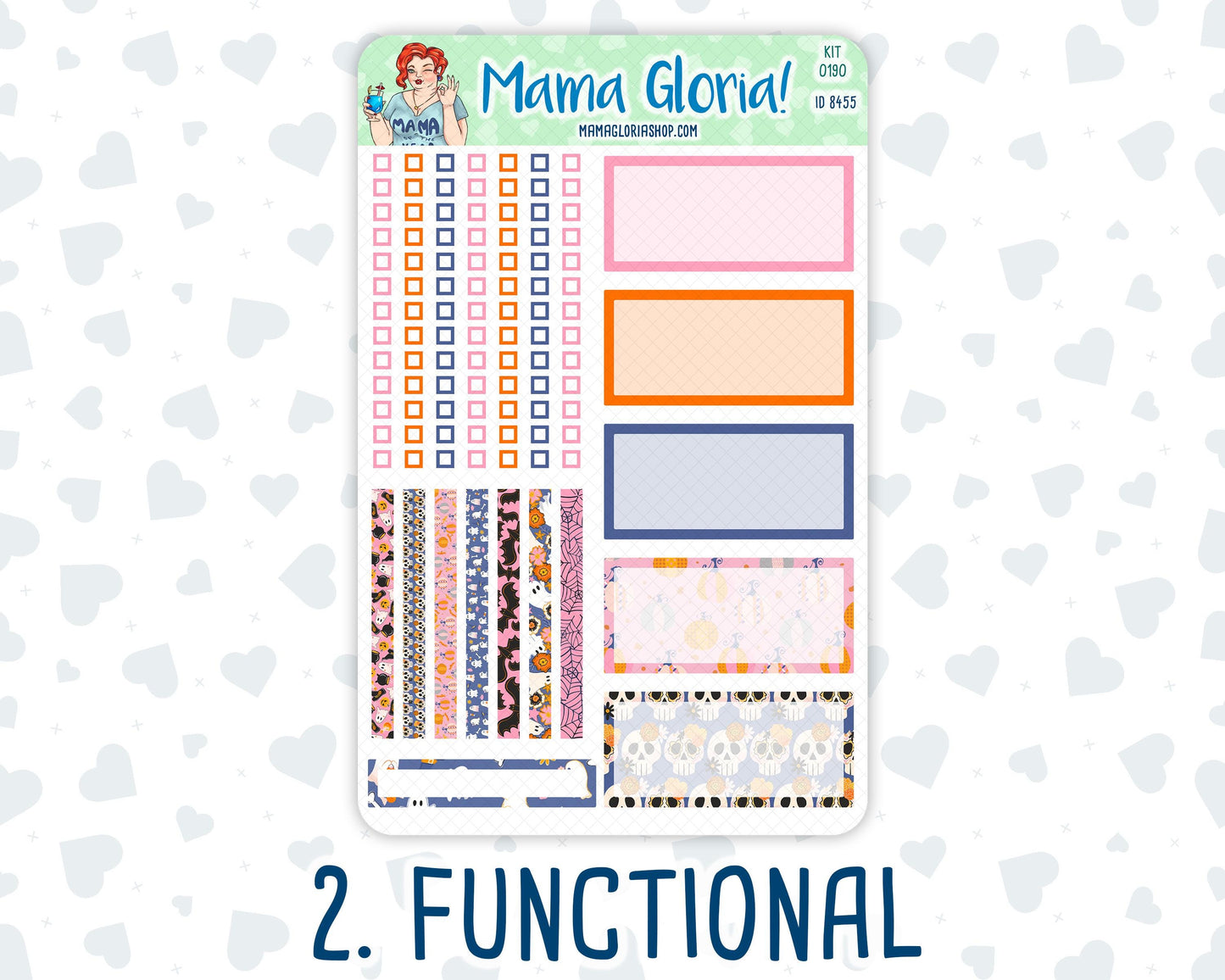 Kit 0190 - A5 Daily Duo - Halloween Spooktacular - October - Planner
