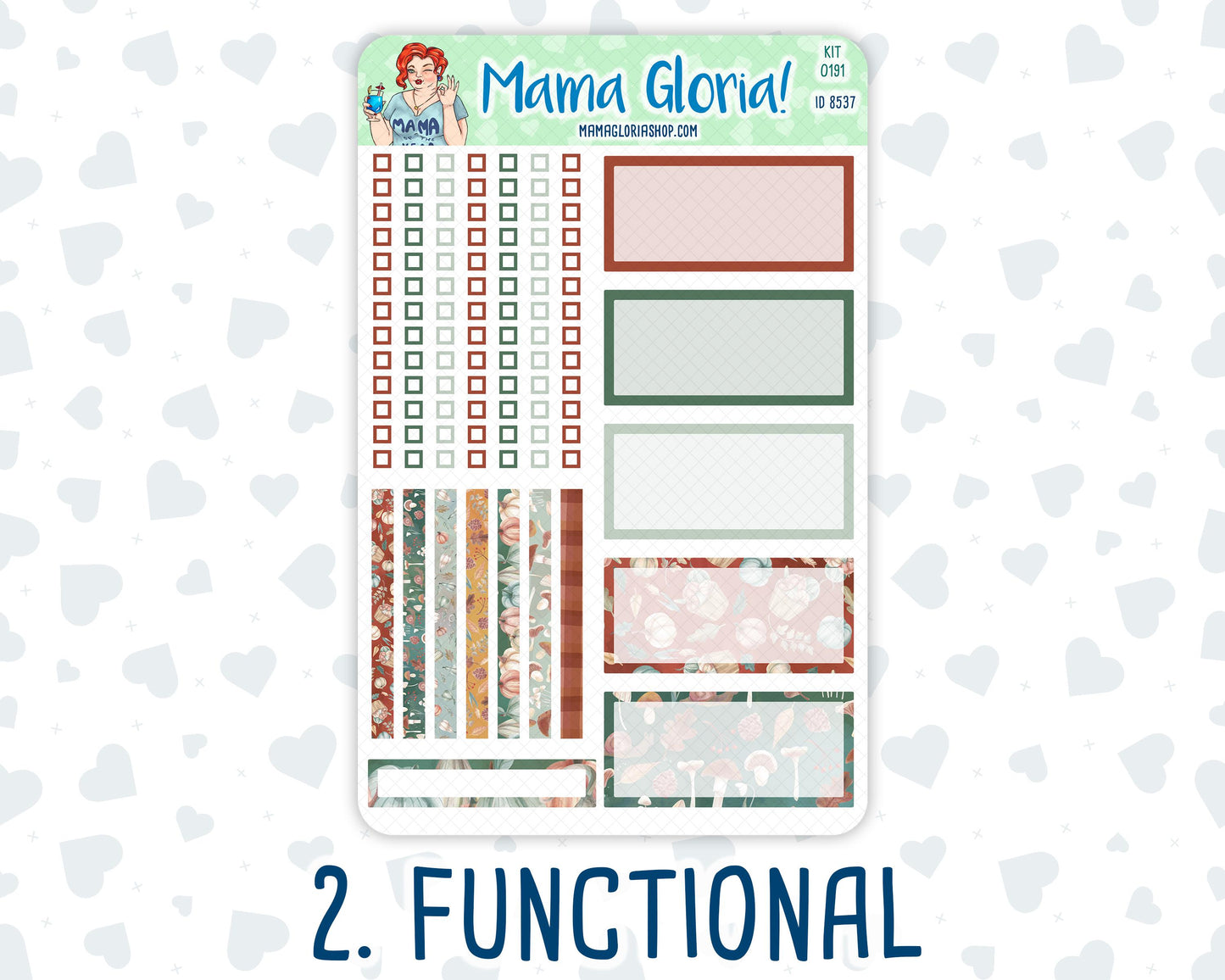 Kit 0191 - A5 Daily Duo - Autumn Harvest - October - Planner