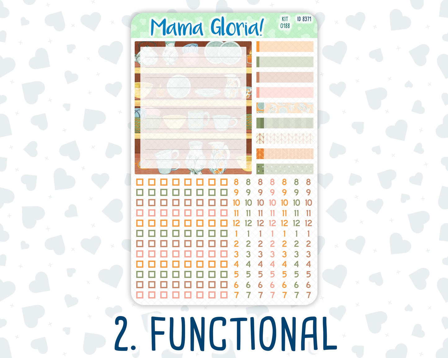 Kit 0188 - 7x9 Compact Vertical - Cozy Nights - October - Weekly