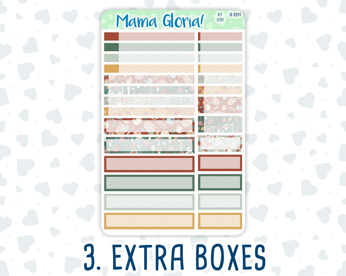 Kit 0191 - 7x9 Compact Vertical - Autumn Harvest - October - Weekly