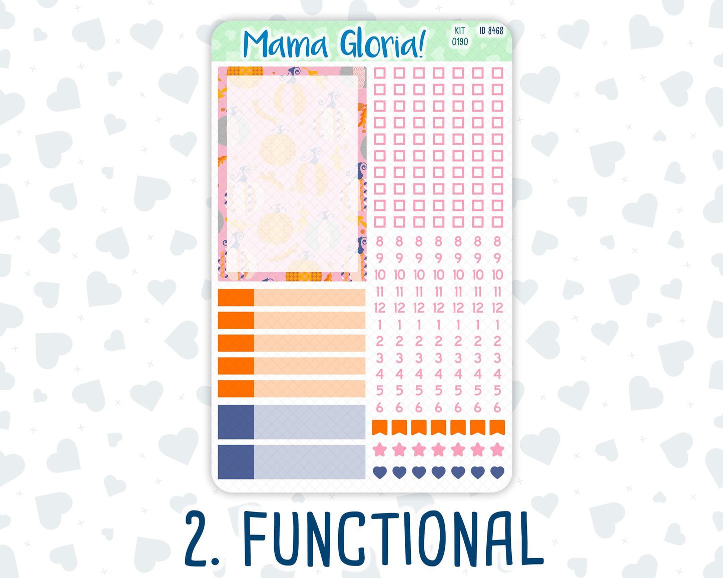 Kit 0190 - A5 Compact Vertical - Halloween Spooktacular - Weekly - October - Fall - Autumn
