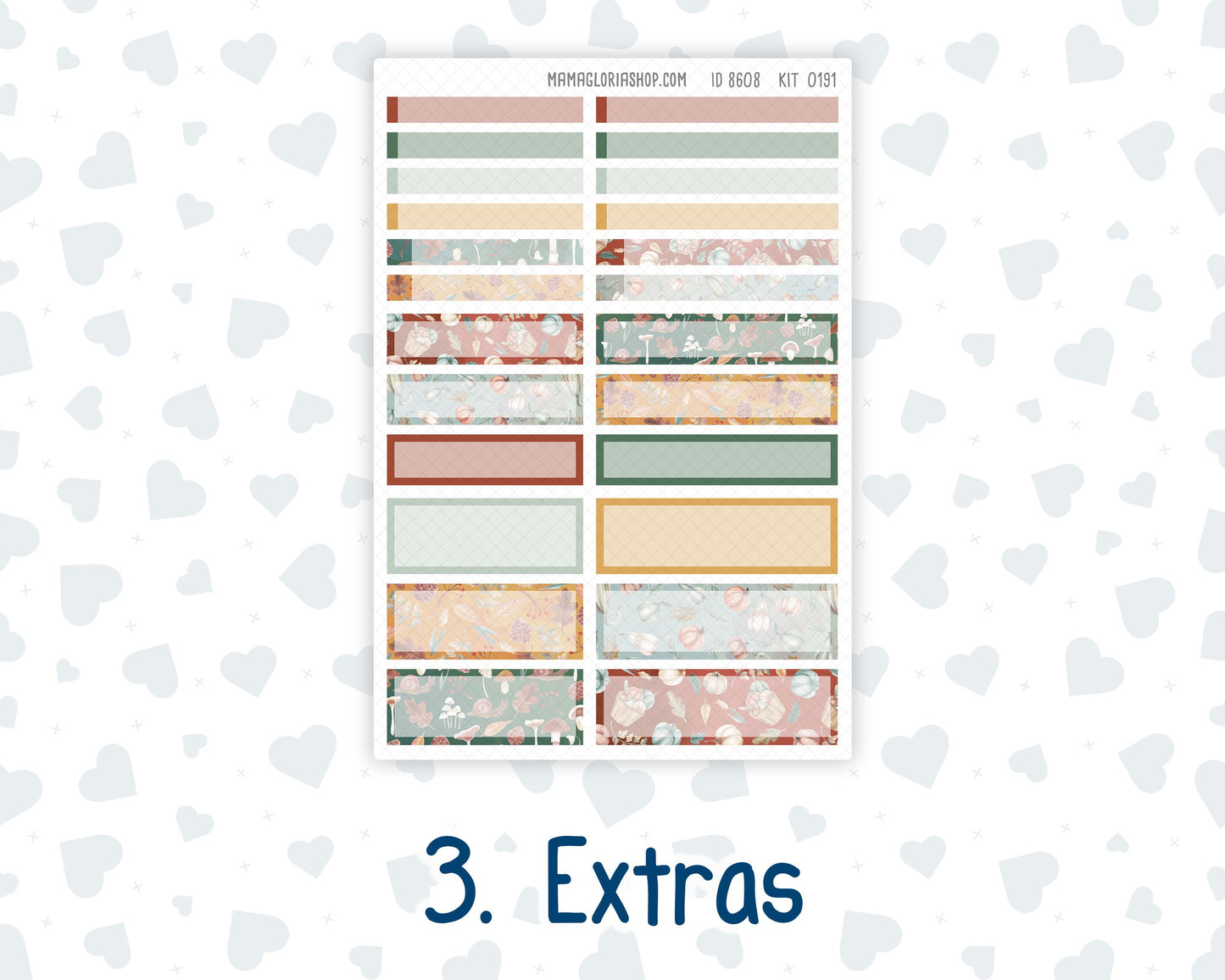 Kit 0191 A5 Plum Paper Daily - Autumn Harvest - October - Fall - Autumn - Planner