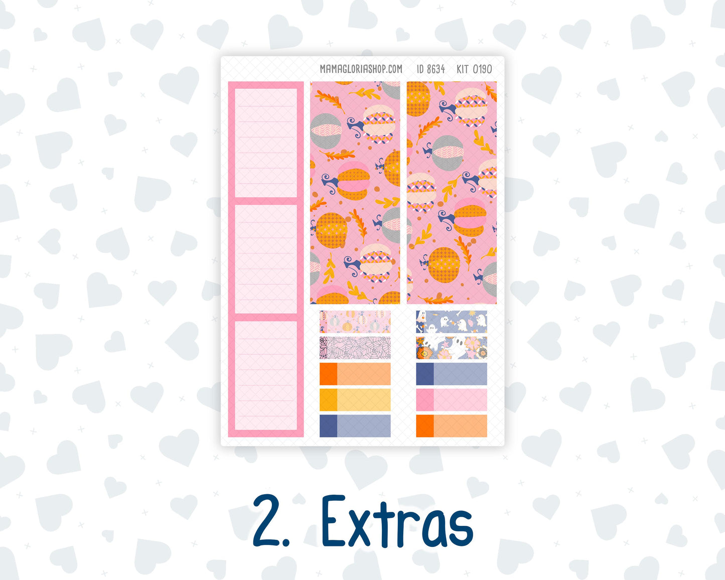 Kit 0190 Plum Paper A5– Monthly - Halloween Spooktacular - October - Autumn