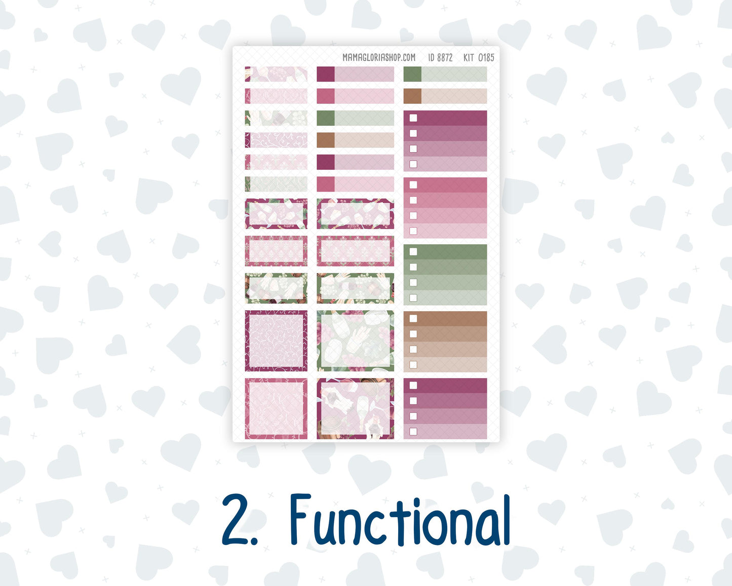 Kit 0185 Laurel Denise Standard Size – Weekly - Horizontal Layout - Wine Time - September - Fall