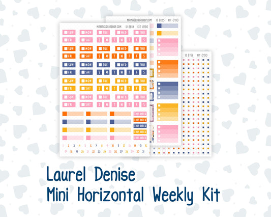 Kit 0190 Laurel Denise Mini Size – Weekly - Horizontal Layout - Halloween Spooktacular - October- Fall