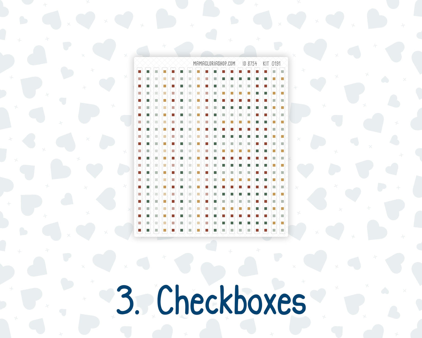 Kit 0191 Laurel Denise Mini Size – Weekly - Horizontal Layout - Autumn Harvest - October- Fall