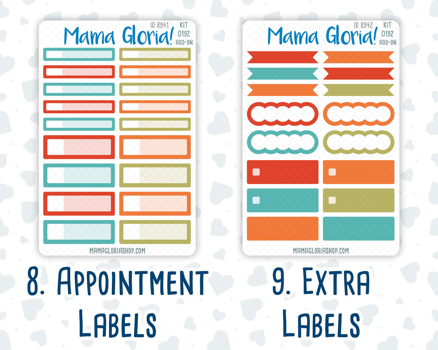 Kit 0192 Add Ons - Thanksgiving - Planner Stickers - November - Kit 2024