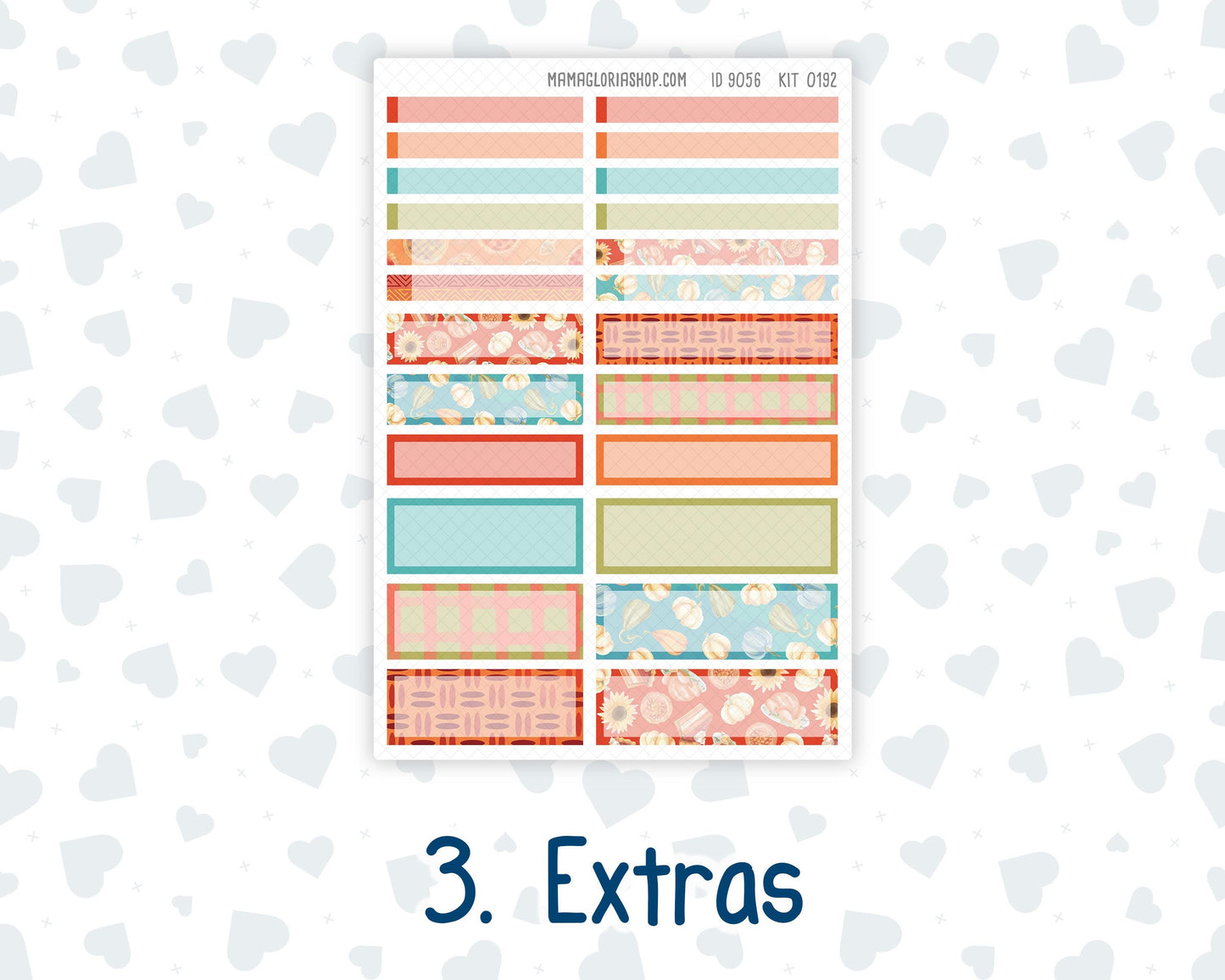 Kit 0192 A5 Plum Paper Daily - Thanksgiving - November - Fall - Autumn - Planner