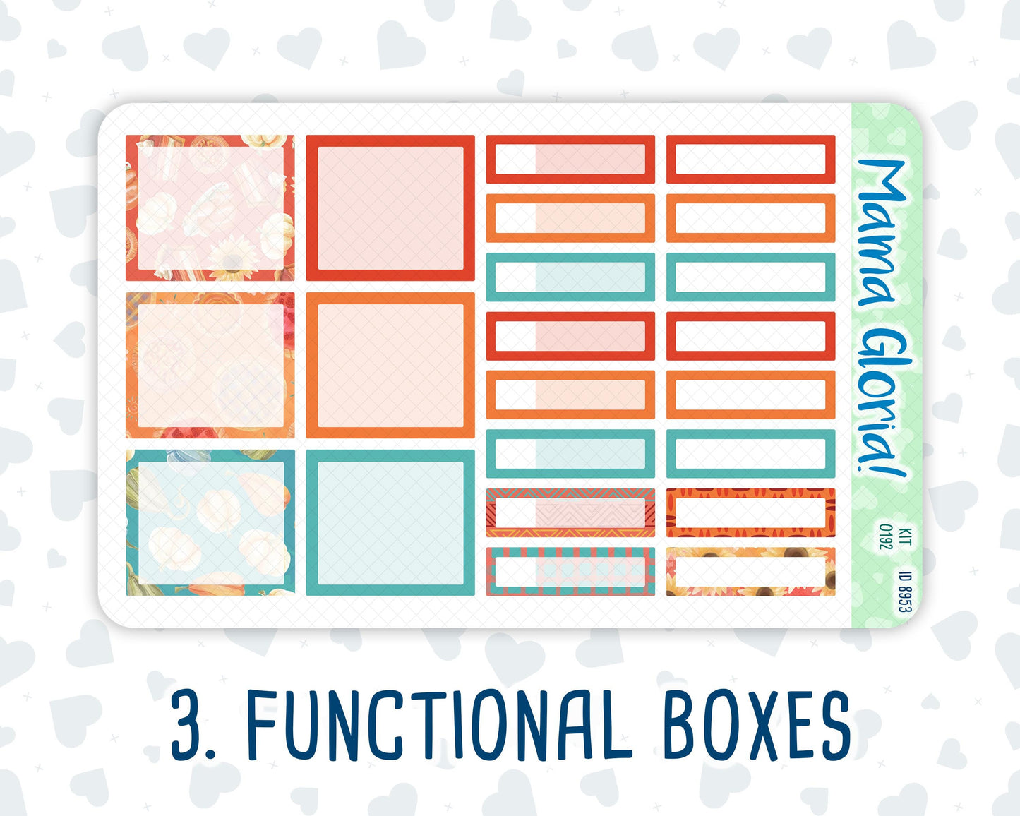Kit 0192 - 7x9 - Monthly - Thanksgiving - November - Fall- For EC Planners