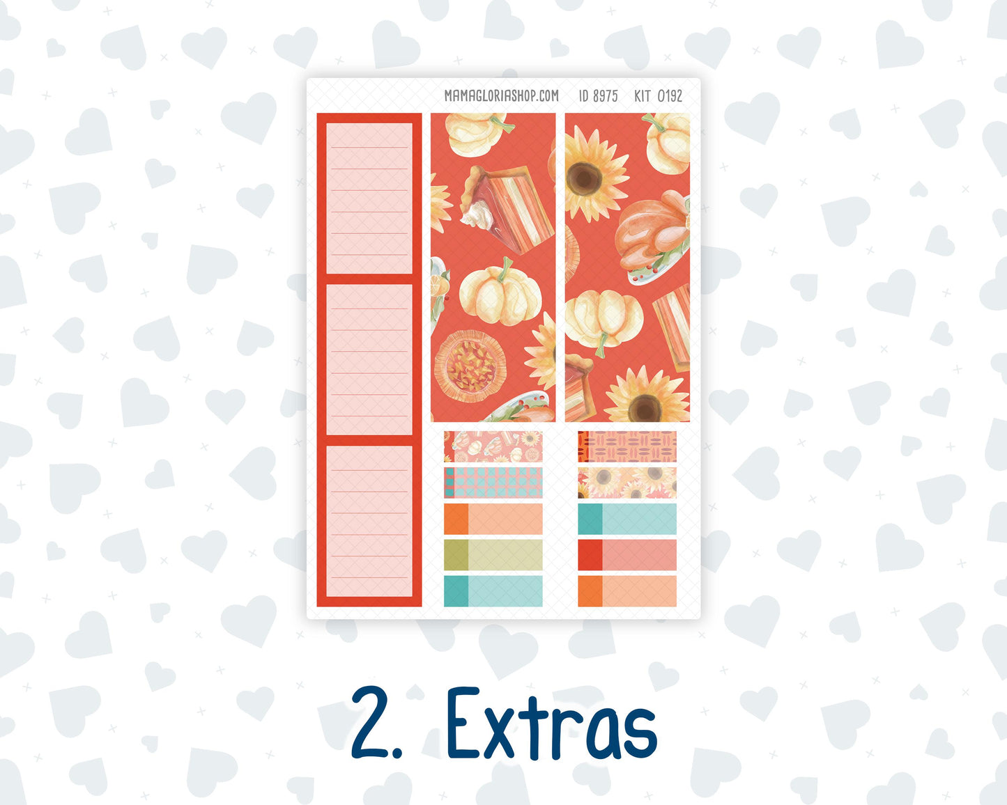 Kit 0192 Plum Paper A5– Monthly - Thanksgiving - November - Autumn