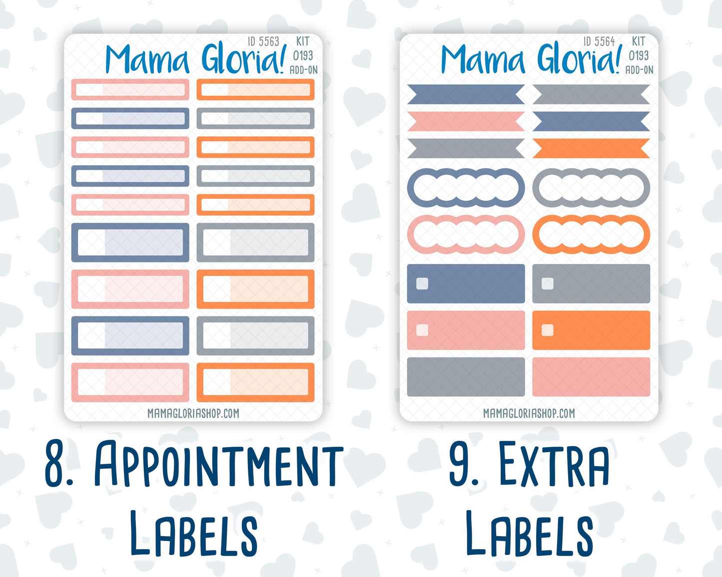 Kit 0193 Add Ons - Harvest Blooms - Planner Stickers - November - Kit 2024