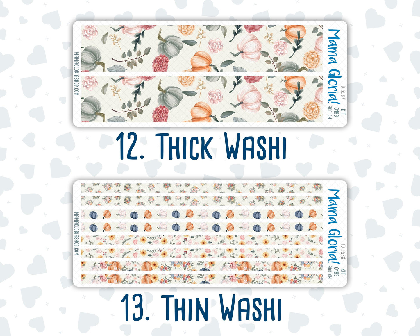 Kit 0193 Add Ons - Harvest Blooms - Planner Stickers - November - Kit 2024