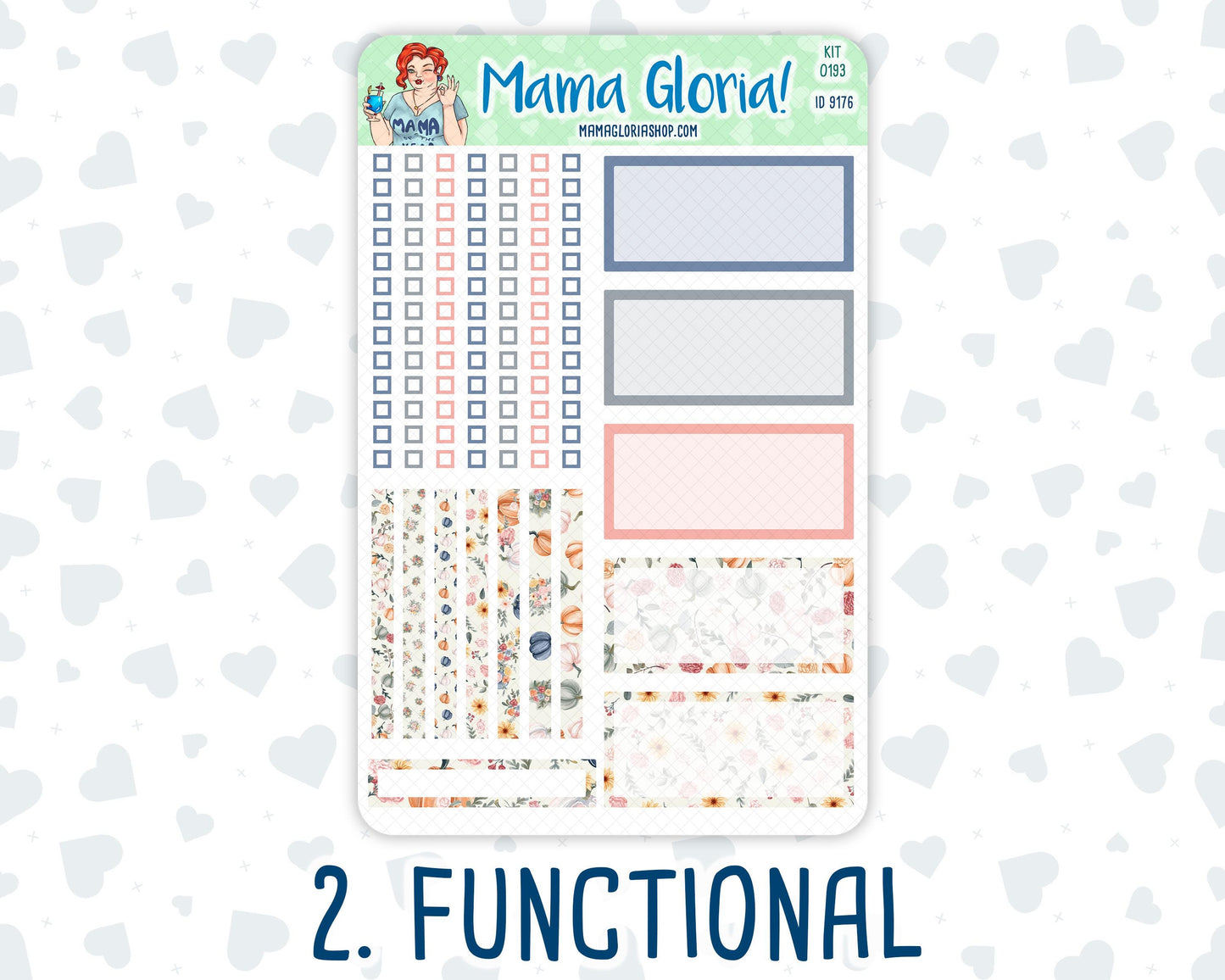 Kit 0193 - A5 Daily Duo - Harvest Blooms - November - Planner