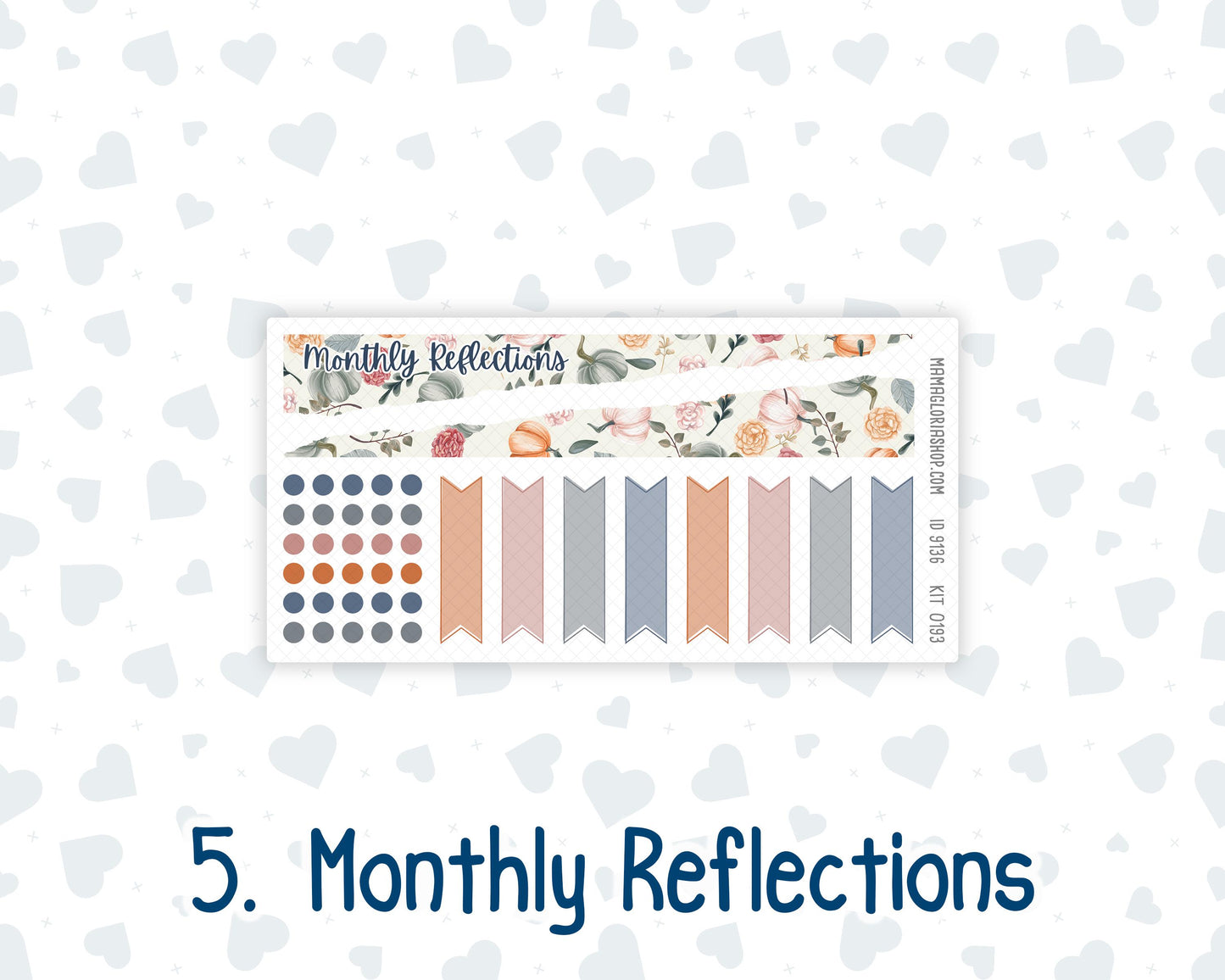 Kit 0193 Laurel Denise Mini Size – Monthly - Harvest Blooms - November - Autumn