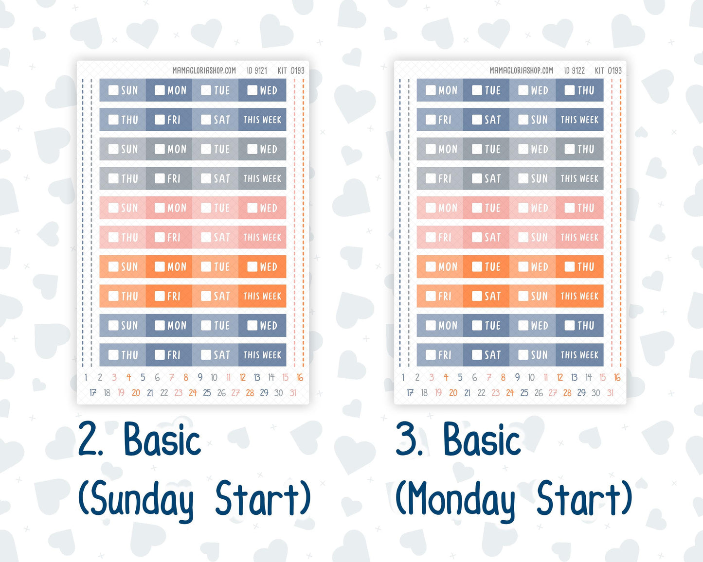 Kit 0193 Laurel Denise Standard Size – Weekly - Vertical Layout - Harvest Blooms - November- Fall