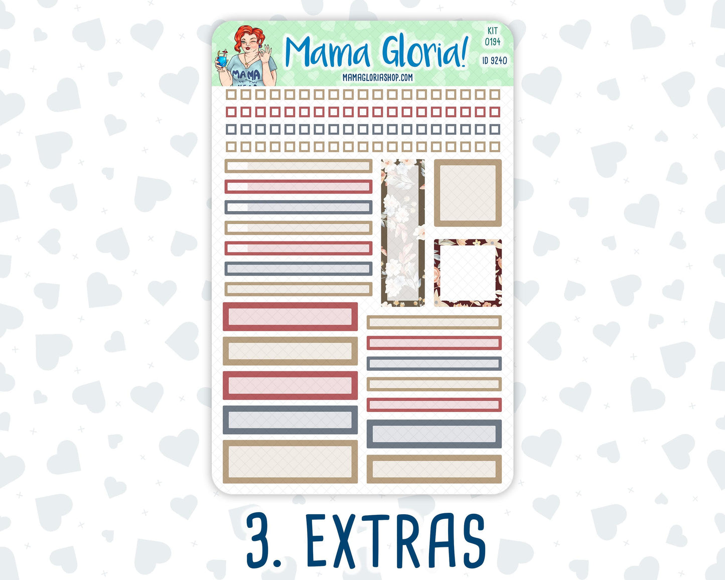 Kit 0194 - A5 Daily Duo - Floral Dreams - November - Planner