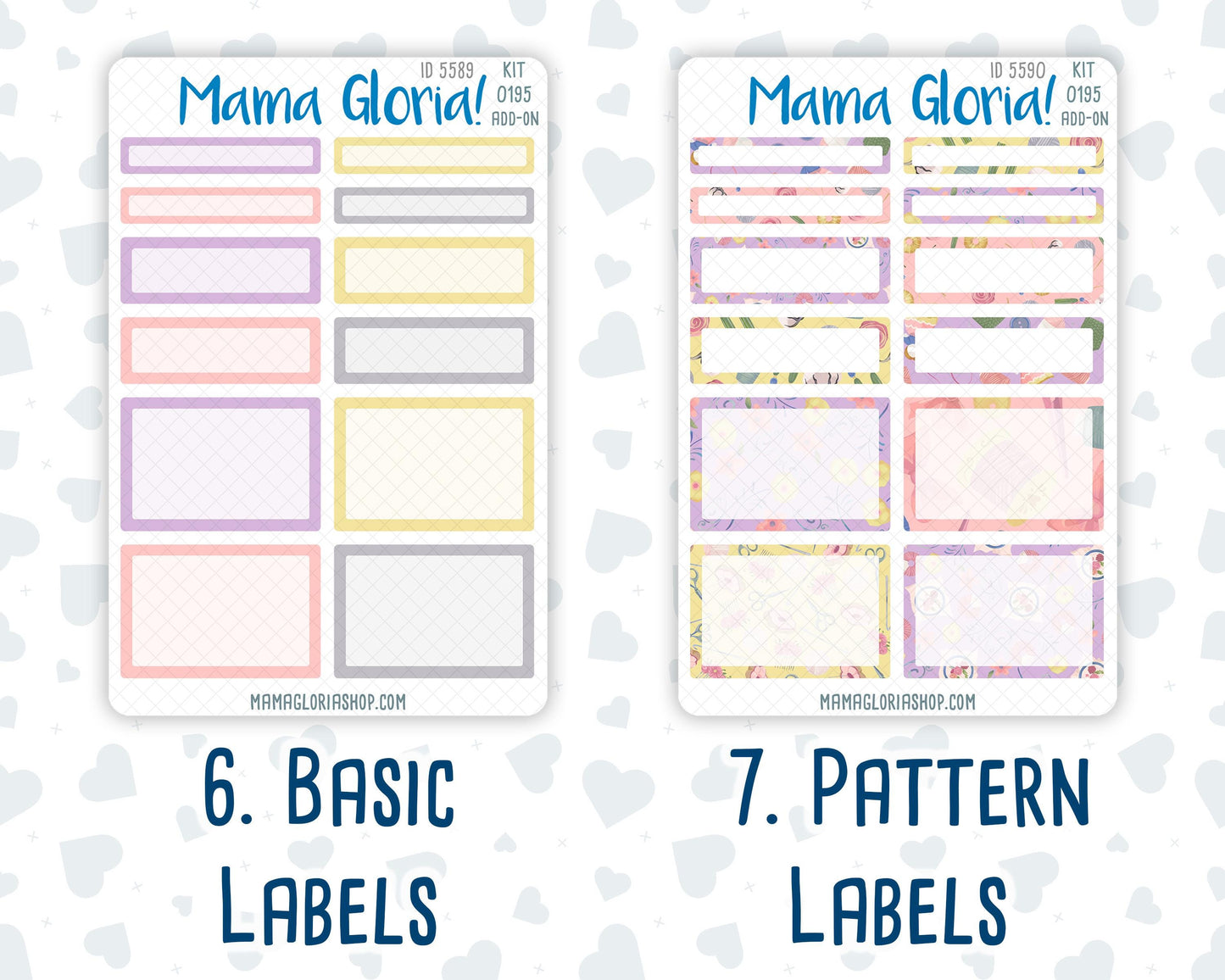 Kit 0195 Add Ons - Crafty Creations - Planner Stickers - November - Kit 2024